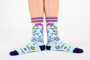 Cute Unicorn Calf Socks