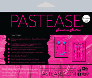 Glow-In-The-Dark Alien Pasties with Mini Glow Stars by Pastease®
