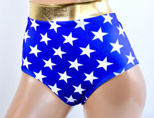Star Superheroine Original Cut Bottoms in Matte Stars