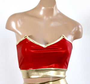 Star Superheroine Bustier Top and Pin Up Bottoms