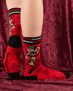 Storybook Queen of Hearts Calf Socks