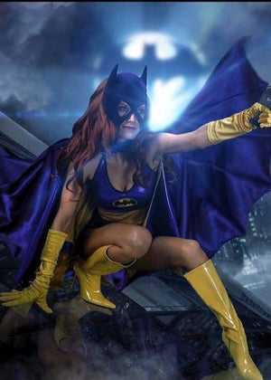 Purple Bat Hero Onepiece Costume