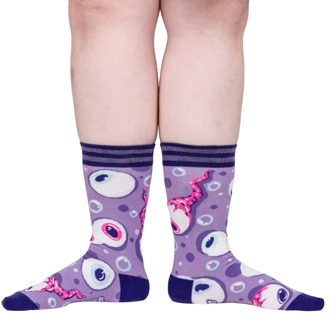 Peepers Eyeball Crew Socks
