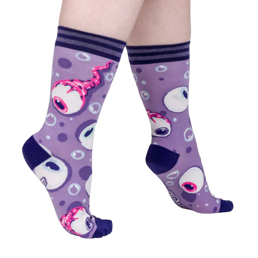 Peepers Eyeball Crew Socks