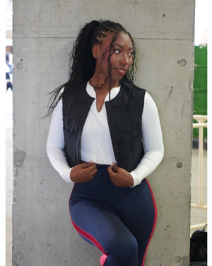 Space Rebel Costume Set with Top, Vest, and Pants