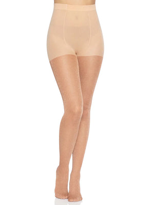 Glitter Shimmer Tights in Rose Gold