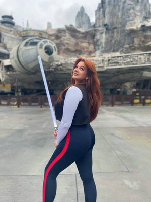 Space Rebel Costume Set with Top, Vest, and Pants