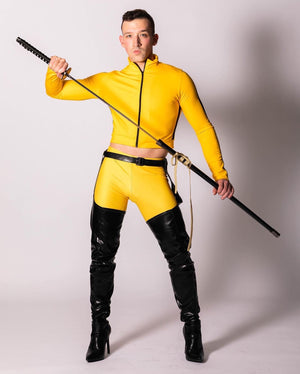 Killer Assassin Set with Jacket and Highwaist Leggings in Matte Lycra