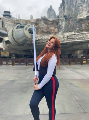 Space Rebel Costume Set with Top, Vest, and Pants