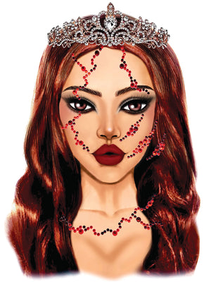 Bloody Face Stick-On Jewels
