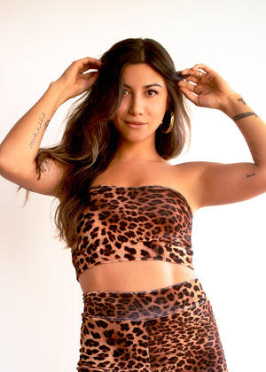 Leopard Tube Top