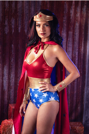 Star Superheroine Pin-Up Onepiece Costume