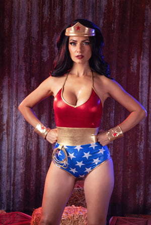 Star Superheroine Pin-Up Onepiece Costume