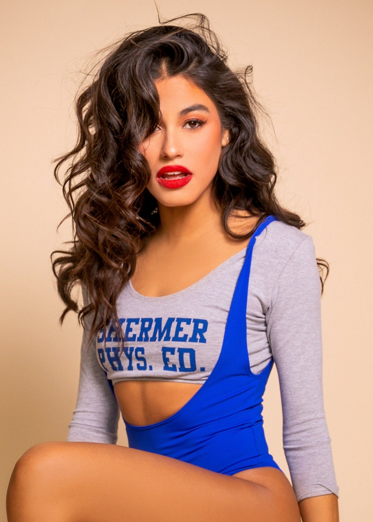 Science Experiment Gym Crop Top