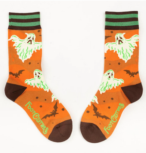 Goth Collection Ghost Crew Socks