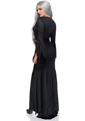 Gothic Floor Length Bodycon Dress