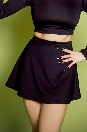 A-Line Skirt in Black