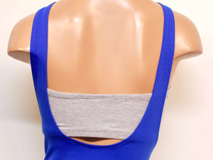 Science Experiment Tube Top in Grey