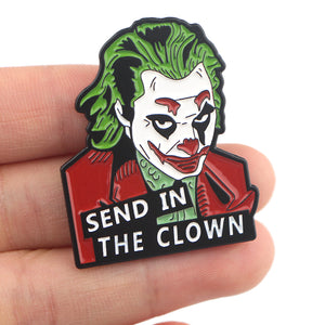 Send In The Clown Acrylic Pin