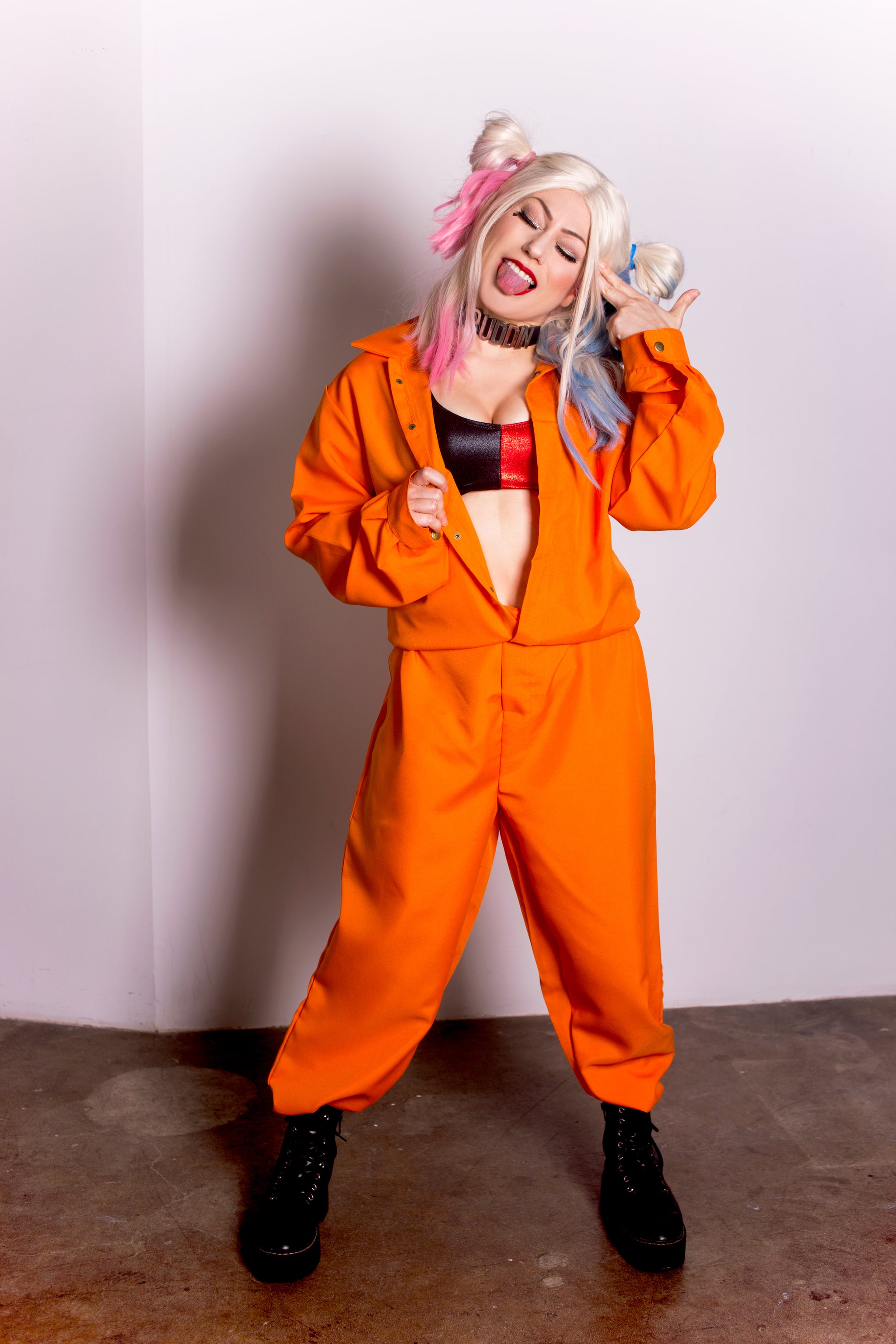 Orange Prison Jumpsuit Costume - The Sugarpuss Collection