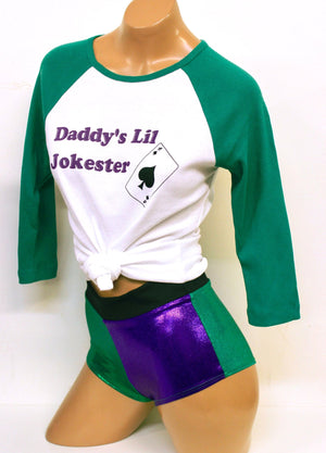 Daddy's Lil Jokester Raglan T-Shirt