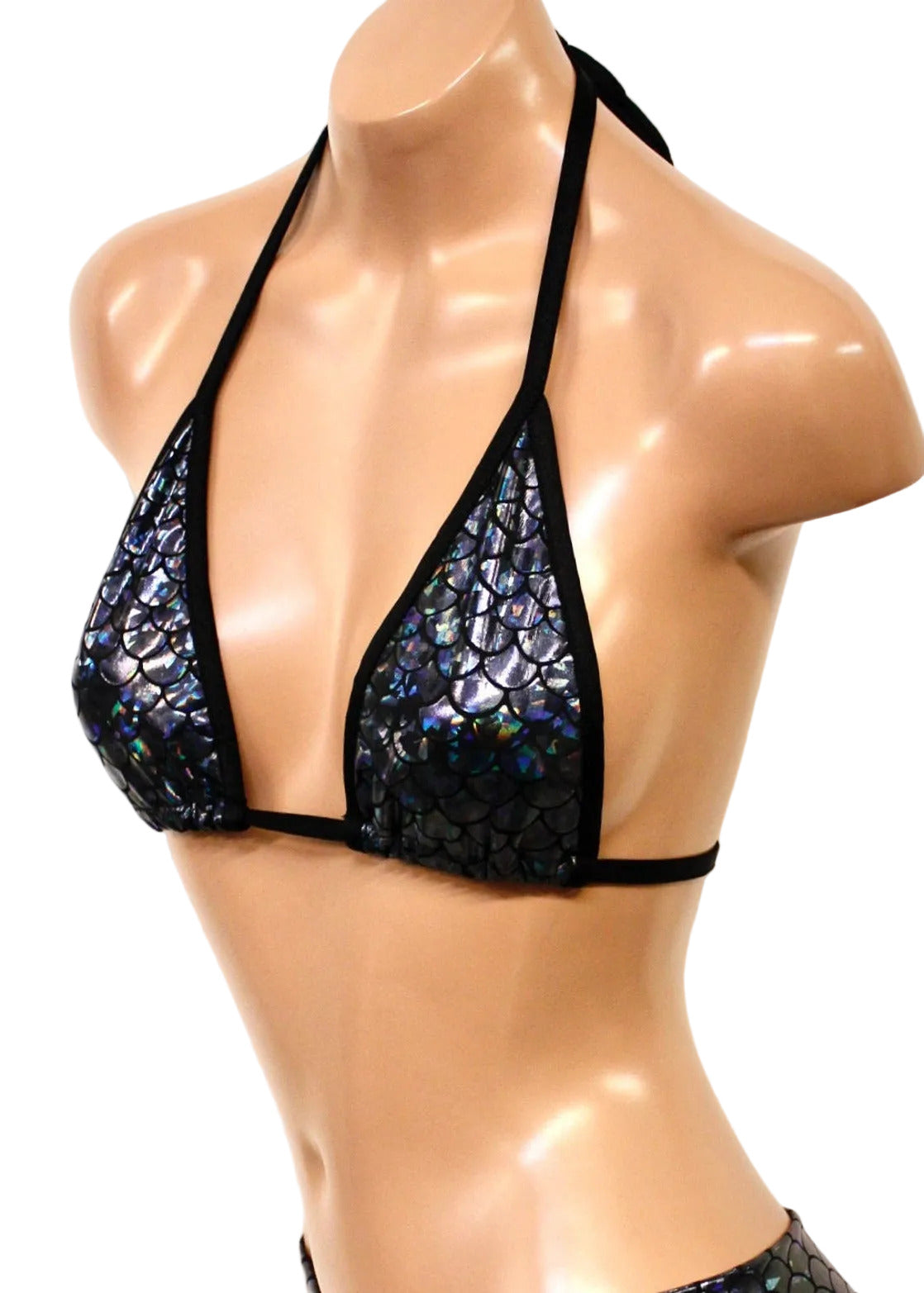 Triangle Bikini Top in Dark Mermaid
